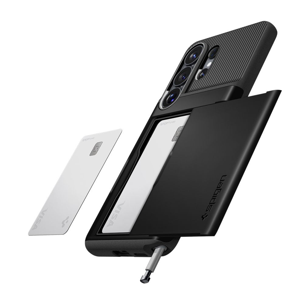 Deksel for Samsung Galaxy S26 Ultra S948, Spigen, Slim Armor CS, Svart ACS11036