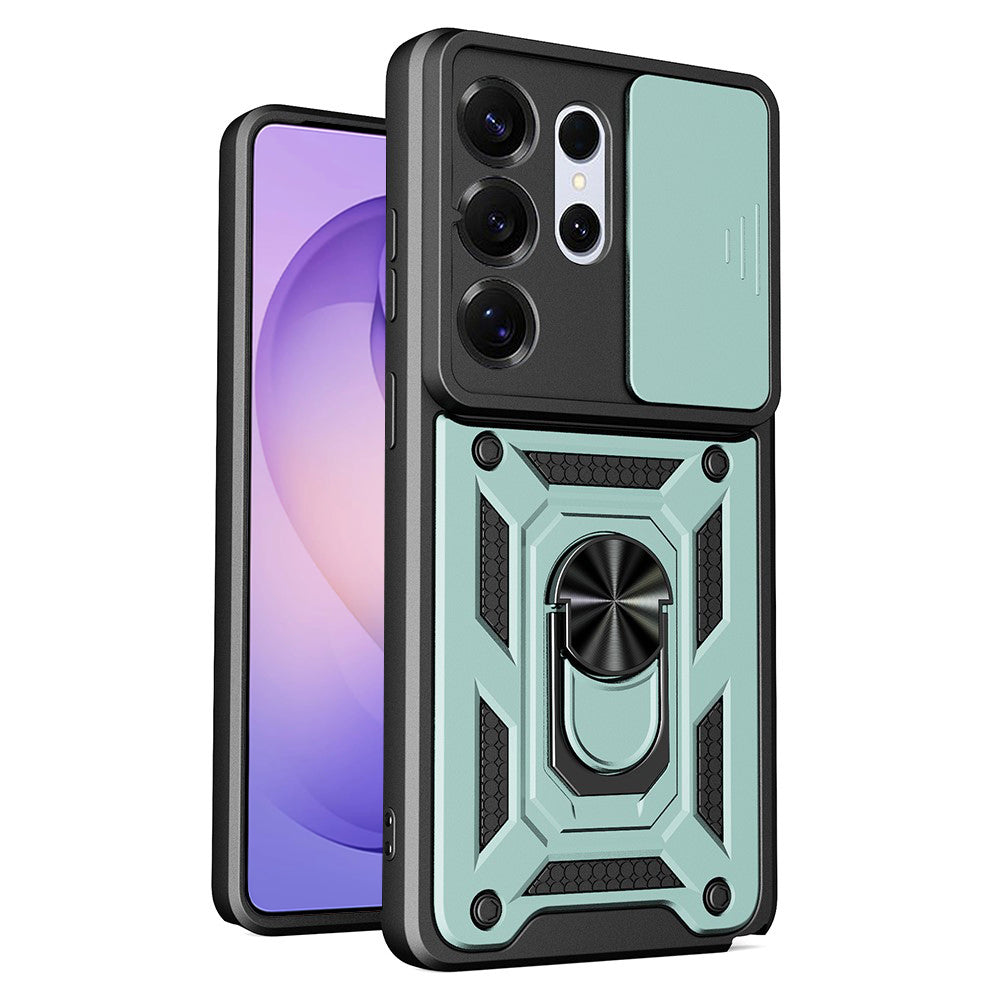 Deksel til Samsung Galaxy S26 Ultra S948, Techsuit, CamShield, Grønn