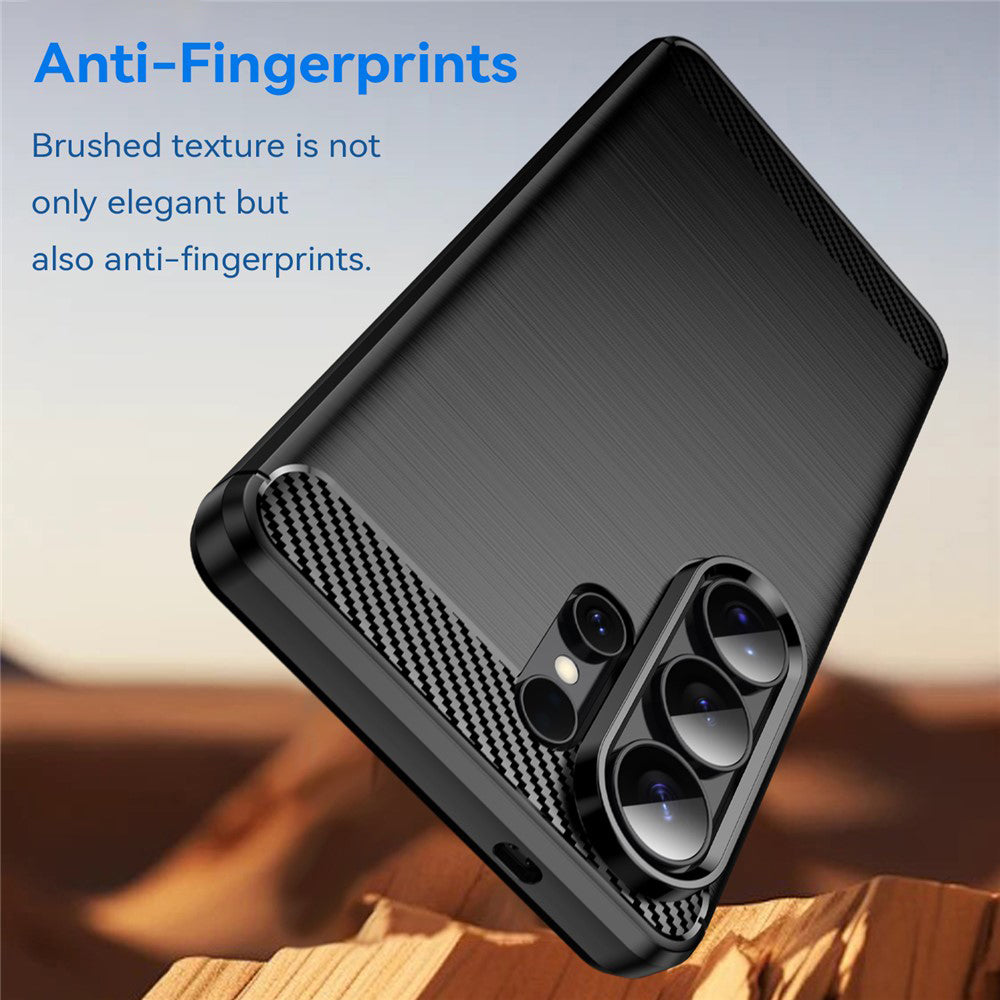 Deksel for Samsung Galaxy S26 Ultra S948, Techsuit, Karbon, Svart