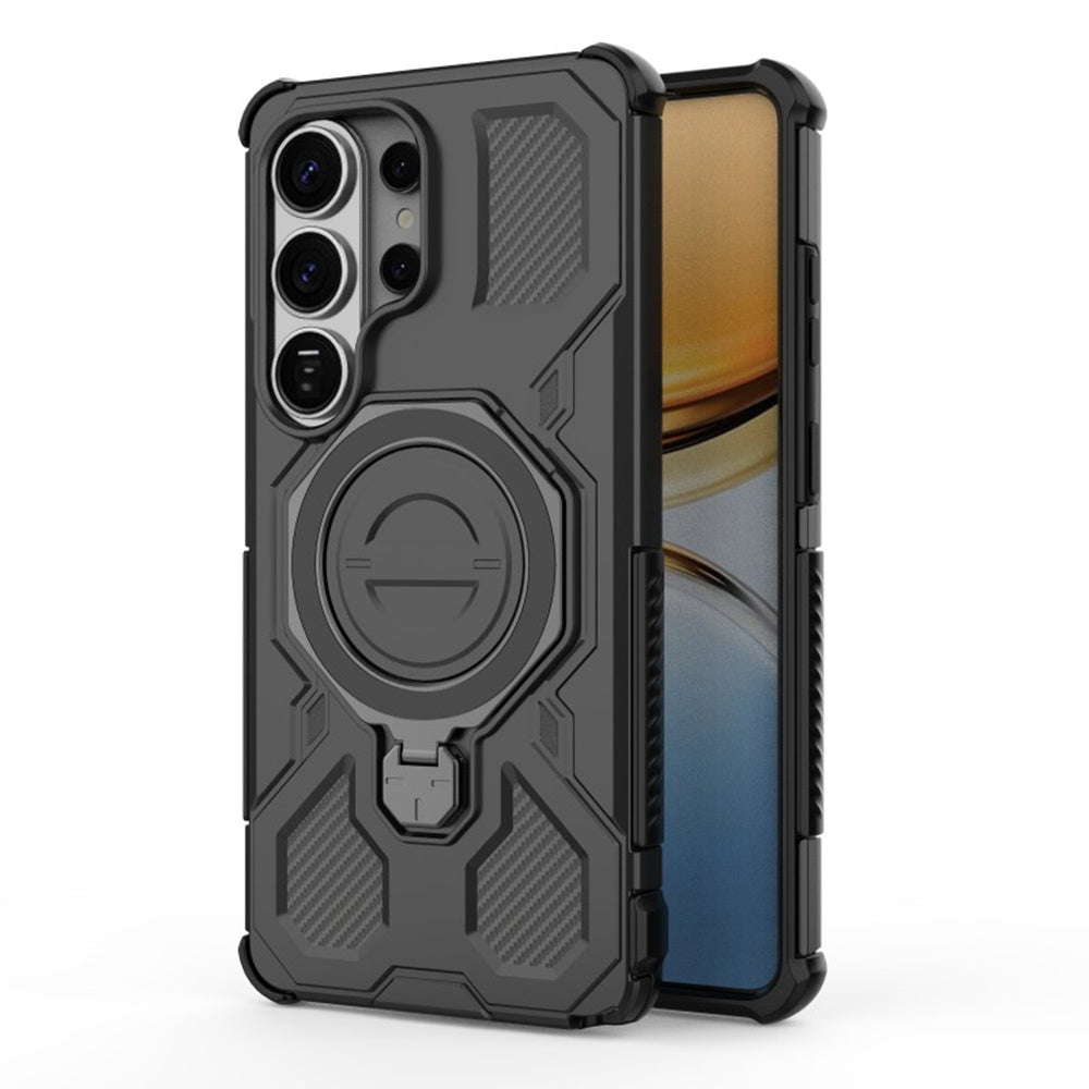 Deksel for Samsung Galaxy S26 Ultra S948, Techsuit, Carbon Shield Pro, Svart