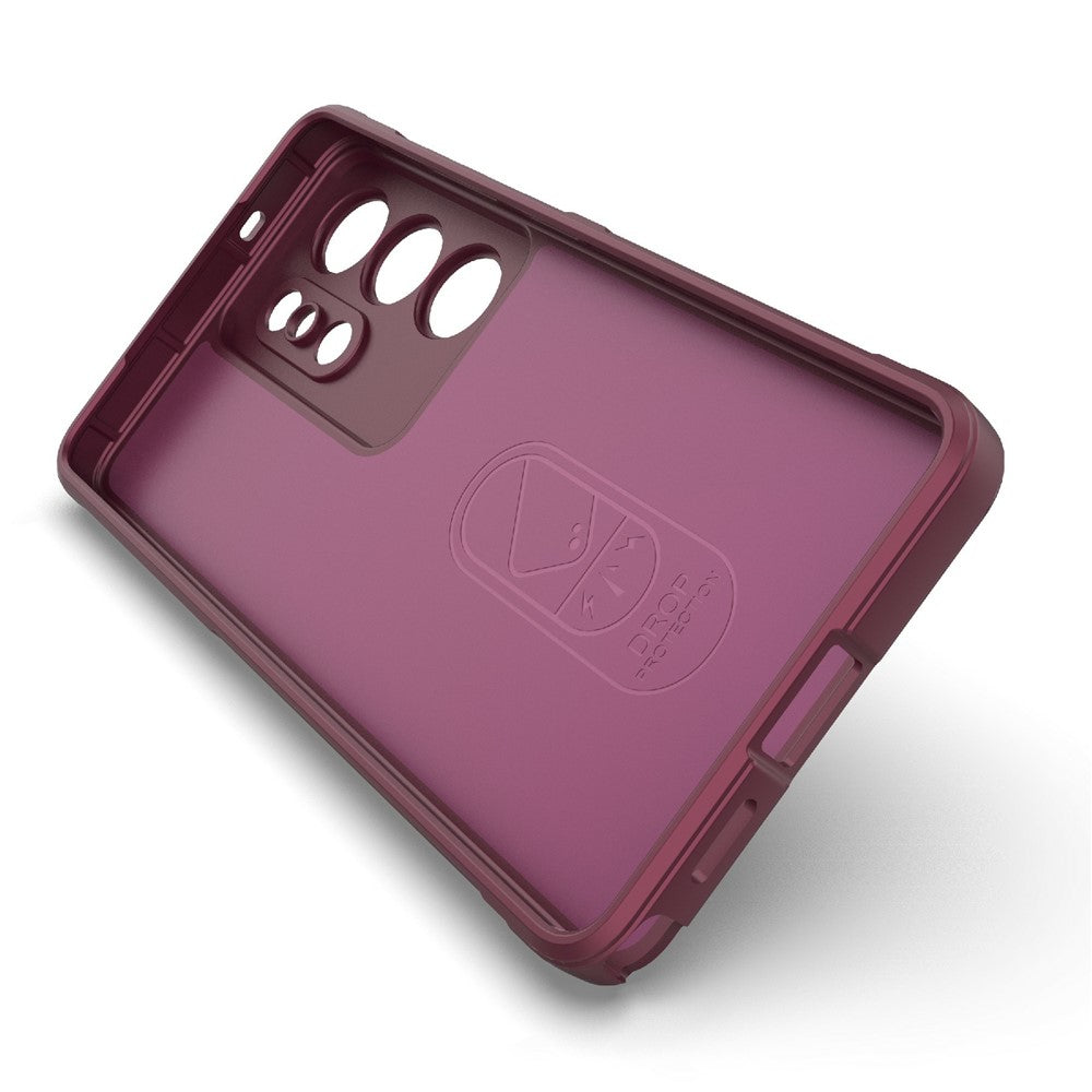 Deksel til Samsung Galaxy S26 Ultra S948, Techsuit, Magic Shield, Burgunder