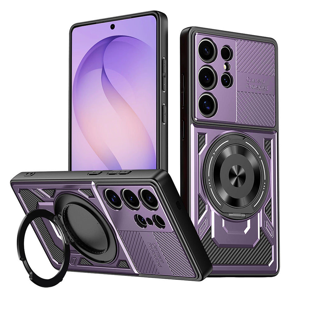 Deksel for Samsung Galaxy S26 Ultra S948, Techsuit, RuggedCam, Lilla