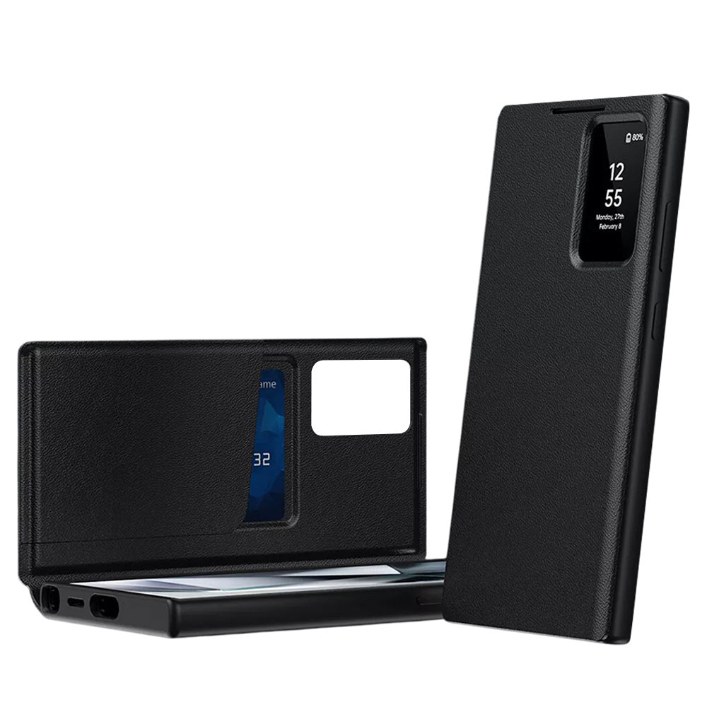 Deksel for Samsung Galaxy S26 Ultra S948, Techsuit, SmartView, Svart