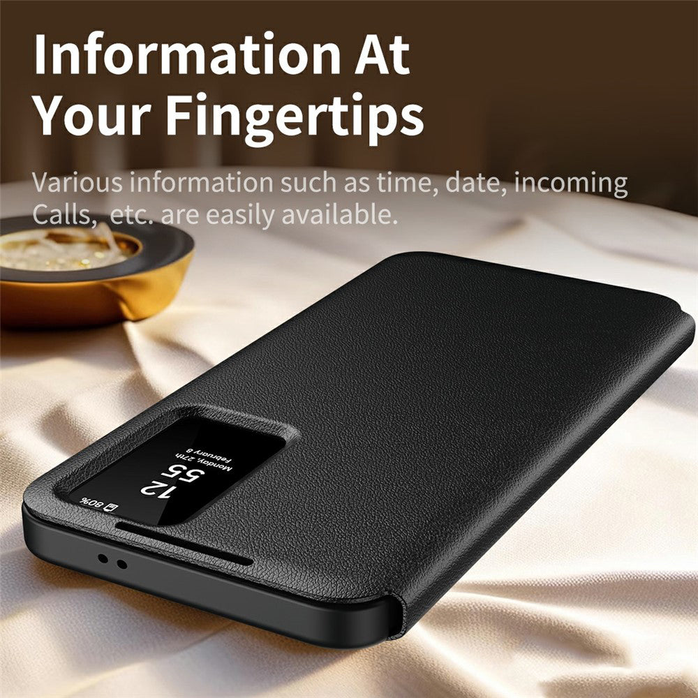 Deksel for Samsung Galaxy S26 Ultra S948, Techsuit, SmartView, Svart
