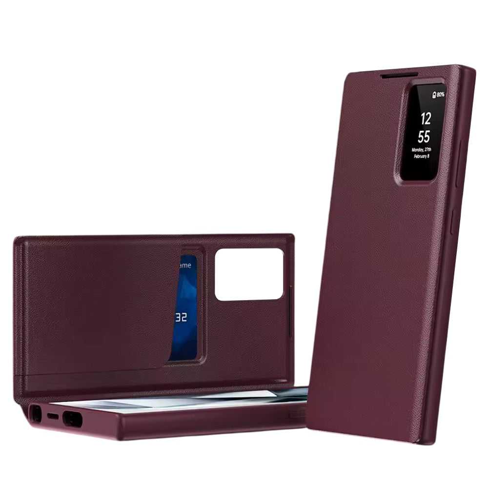 Deksel for Samsung Galaxy S26 Ultra S948, Techsuit, SmartView, Rød