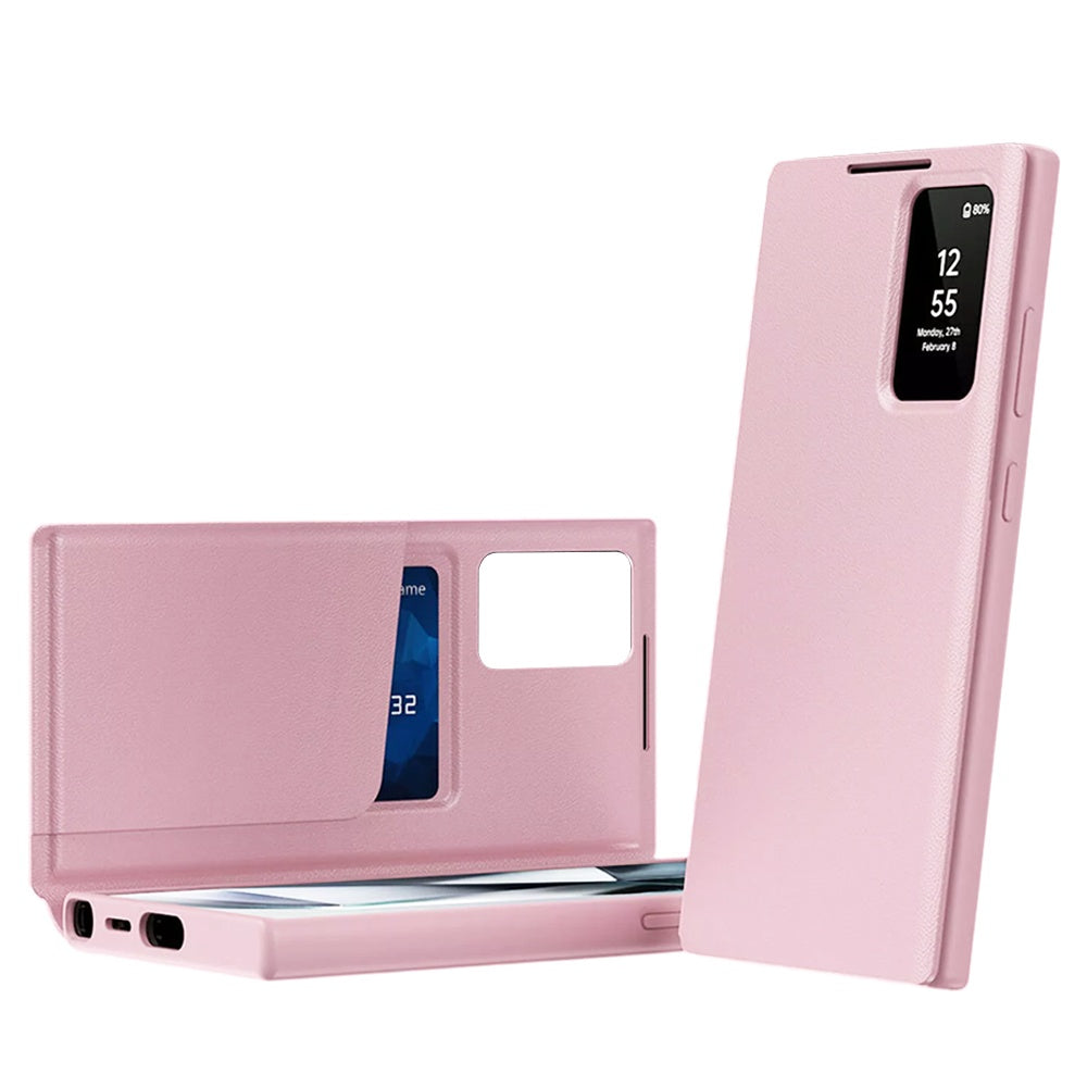 Deksel for Samsung Galaxy S26 Ultra S948, Techsuit, SmartView, Rosa