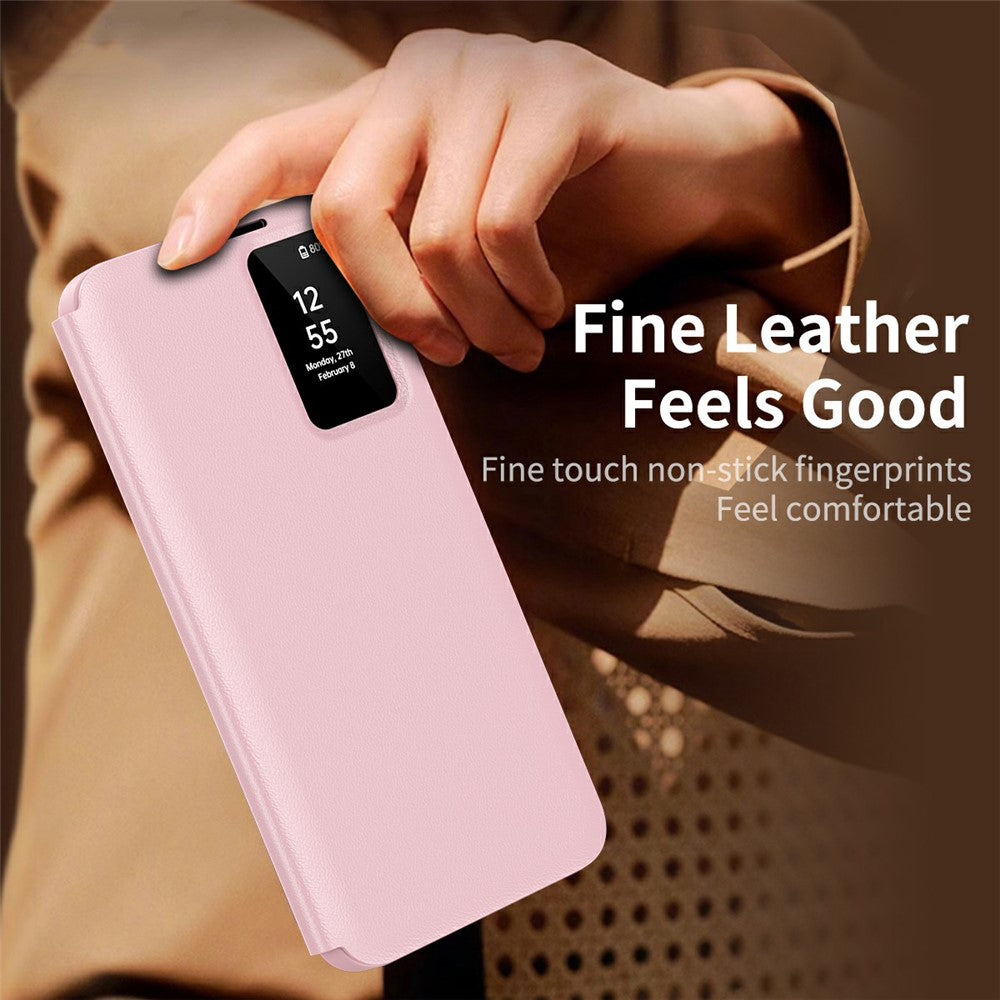 Deksel for Samsung Galaxy S26 Ultra S948, Techsuit, SmartView, Rosa