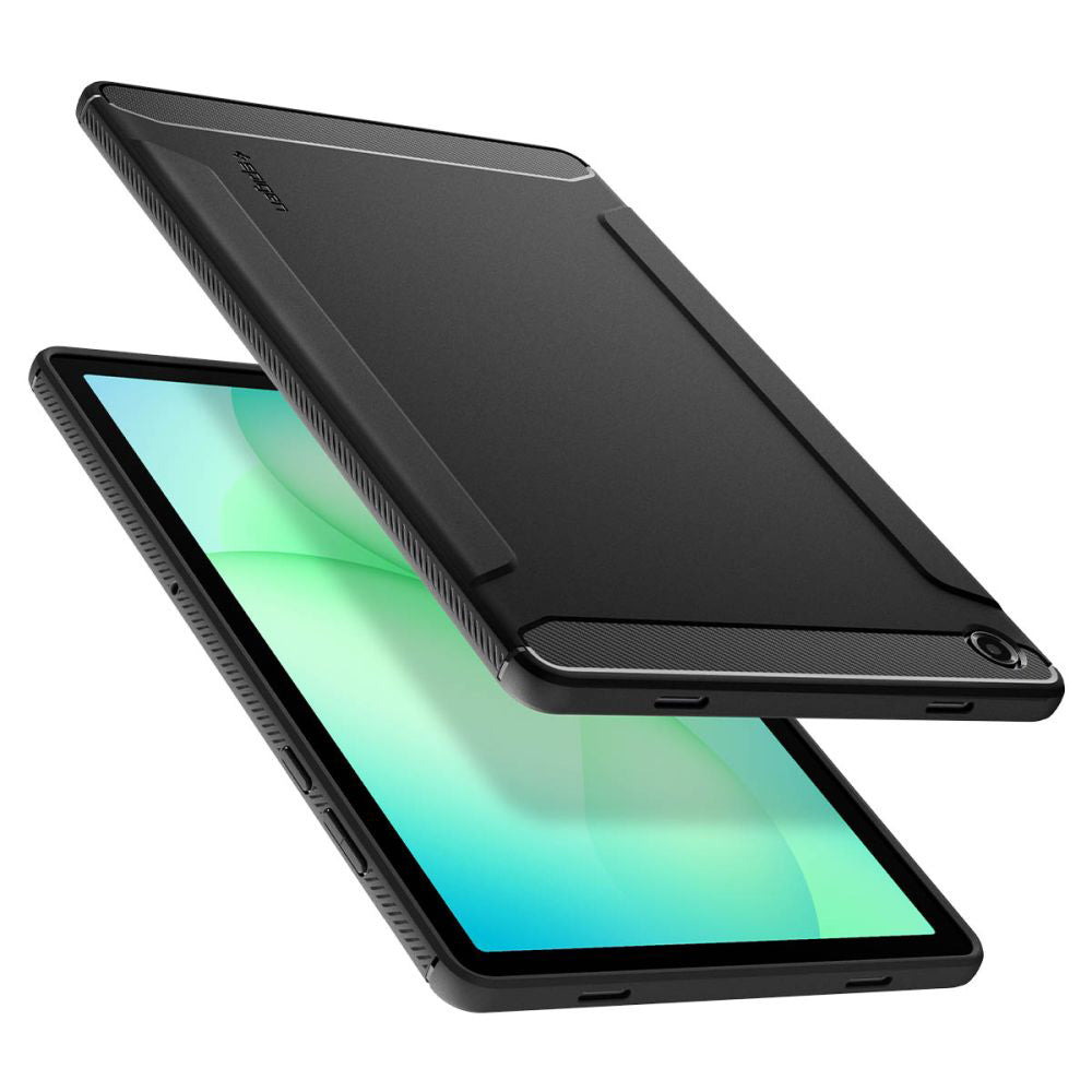 Deksel for Samsung Galaxy Tab A11+, Spigen, Rugged Armor, Matt Svart ACS10463