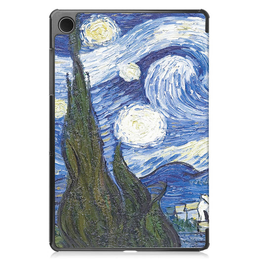 Deksel for Samsung Galaxy Tab A11+ / Tab A9+, Techsuit, FoldPro Starry Night, Flerfarget