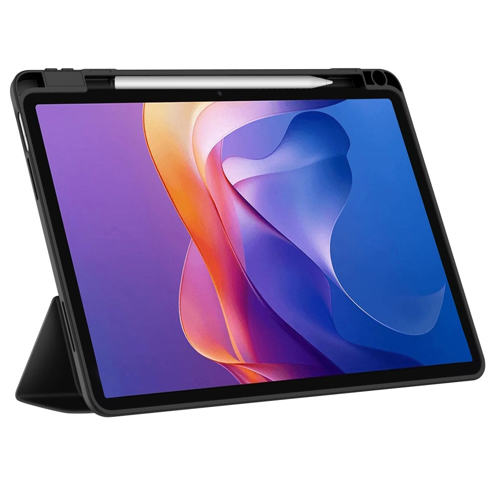 Deksel for Samsung Galaxy Tab A11 / Tab A9, Techsuit, Flex Trifold New Model, Rosa