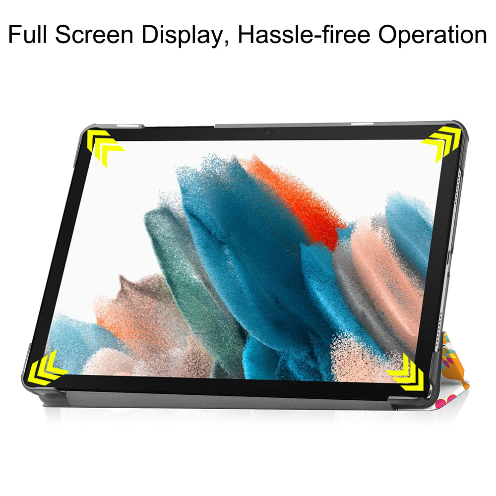 Deksel for Samsung Galaxy Tab A11 / Tab A9, Techsuit, FoldPro Butterfly Ny Modell, Flerfarget