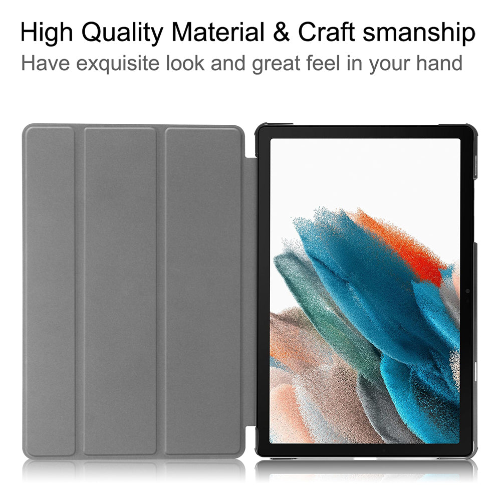 Deksel for Samsung Galaxy Tab A11 / Tab A9, Techsuit, FoldPro Butterfly Ny Modell, Flerfarget