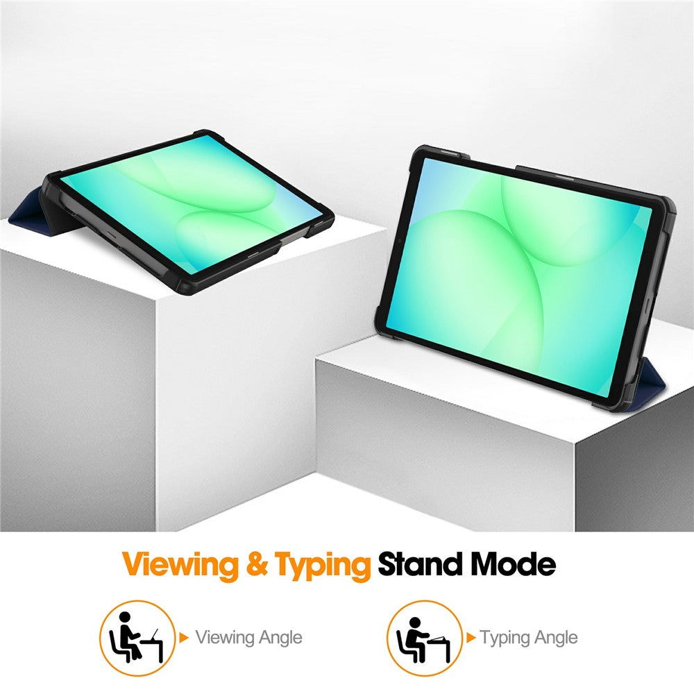 Deksel for Samsung Galaxy Tab A11 / Tab A9, Techsuit, FoldPro Ny Modell, Blå
