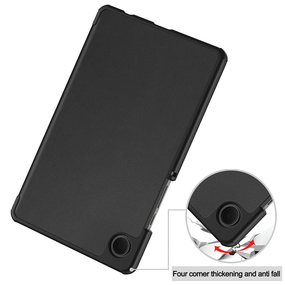 Deksel for Samsung Galaxy Tab A11 / Tab A9, Techsuit, FoldPro Ny Modell, Svart