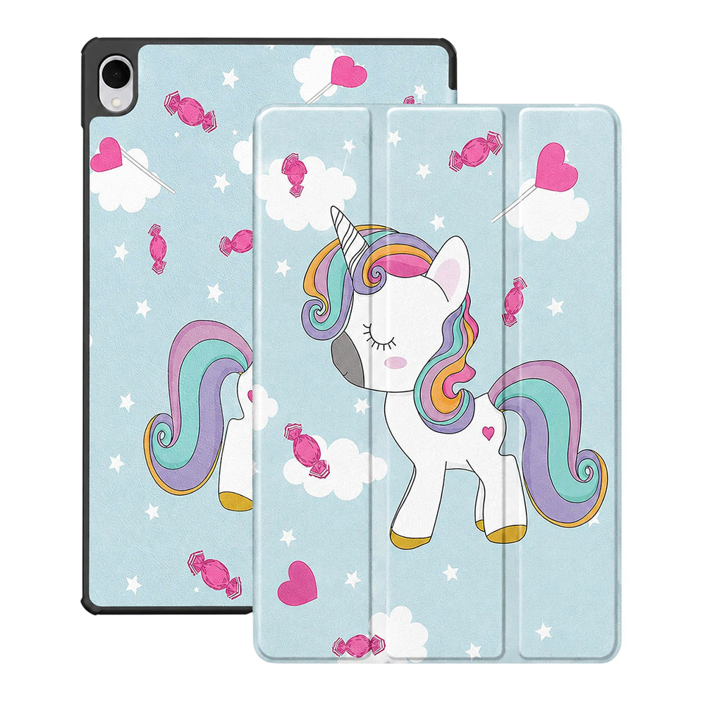 Deksel til Samsung Galaxy Tab S12 Plus, Techsuit, FoldPro Unicorn, Flerfarget
