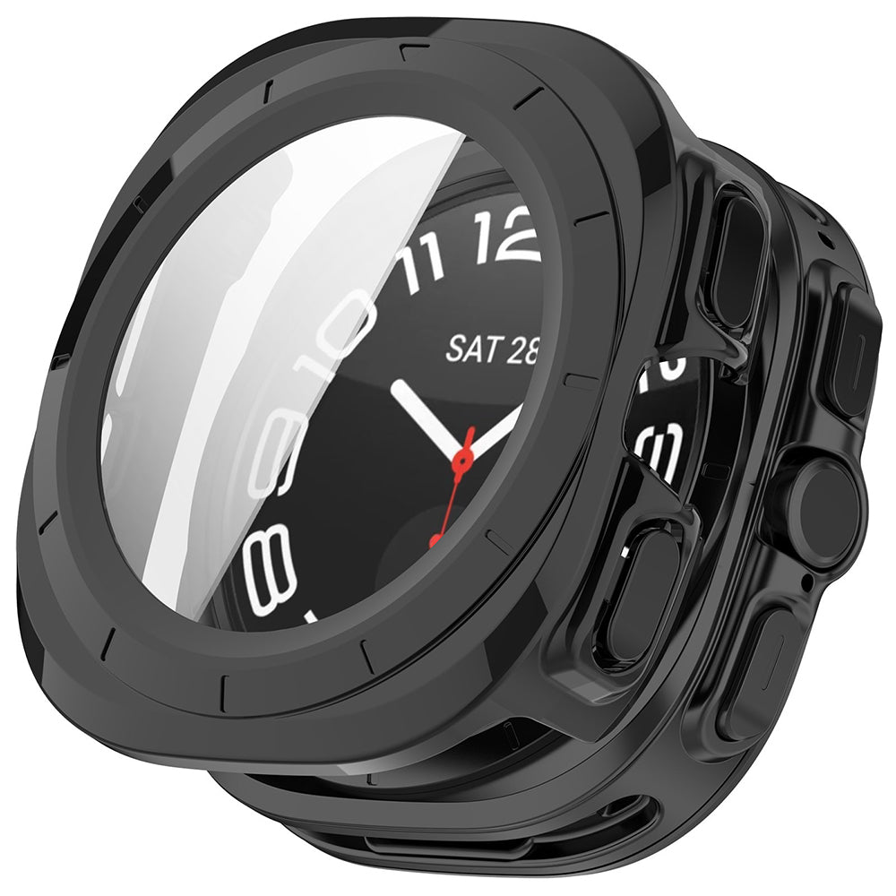 Deksel for Samsung Galaxy Watch Ultra2, Techsuit, Defense360 Pro, Svart