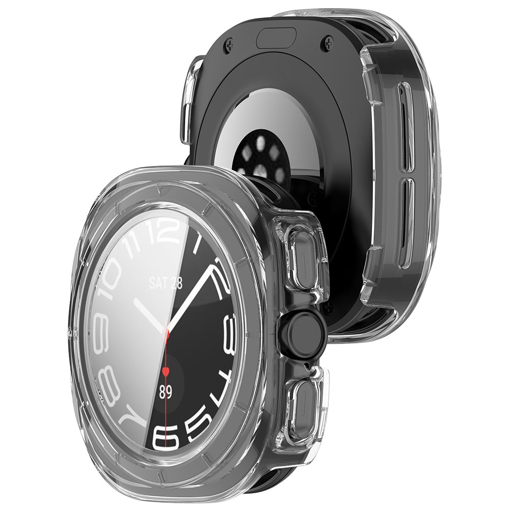 Deksel for Samsung Galaxy Watch Ultra2, Techsuit, Defense360 Pro, Transparent