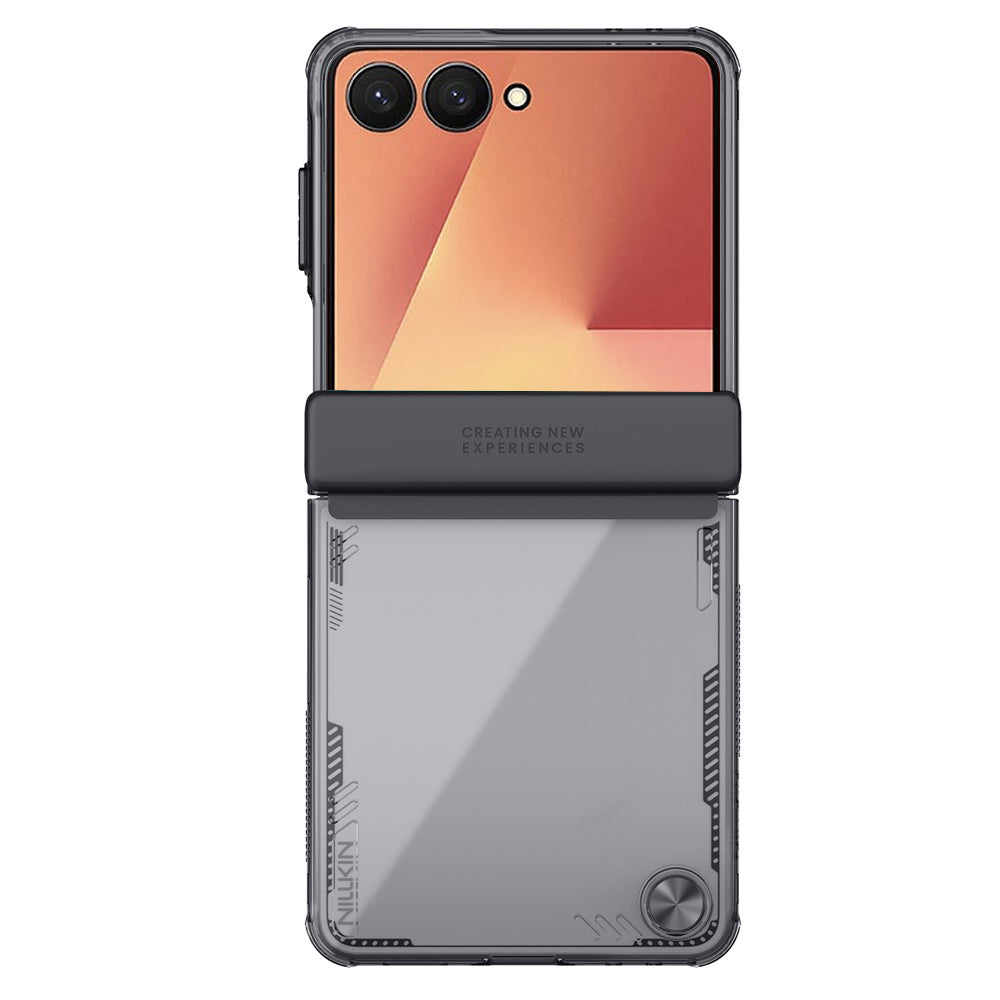 Deksel for Samsung Galaxy Z Flip7 F766, Nillkin, Iceblade, Svart