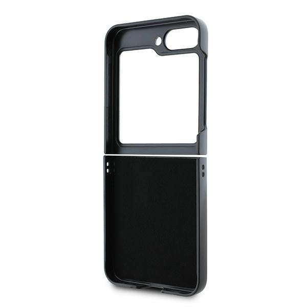 Deksel for Samsung Galaxy Z Flip7 FE F761 / Z Flip6 F741, DKNY, Rutete Mønster Trykte Striper, Rosa