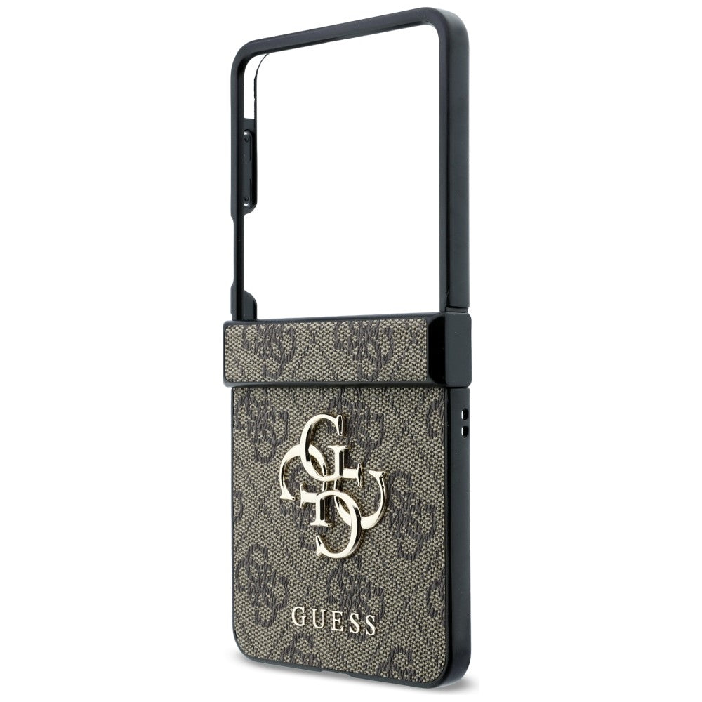Deksel til Samsung Galaxy Z Flip8 F776, Guess, 4G Big Logo, Brun