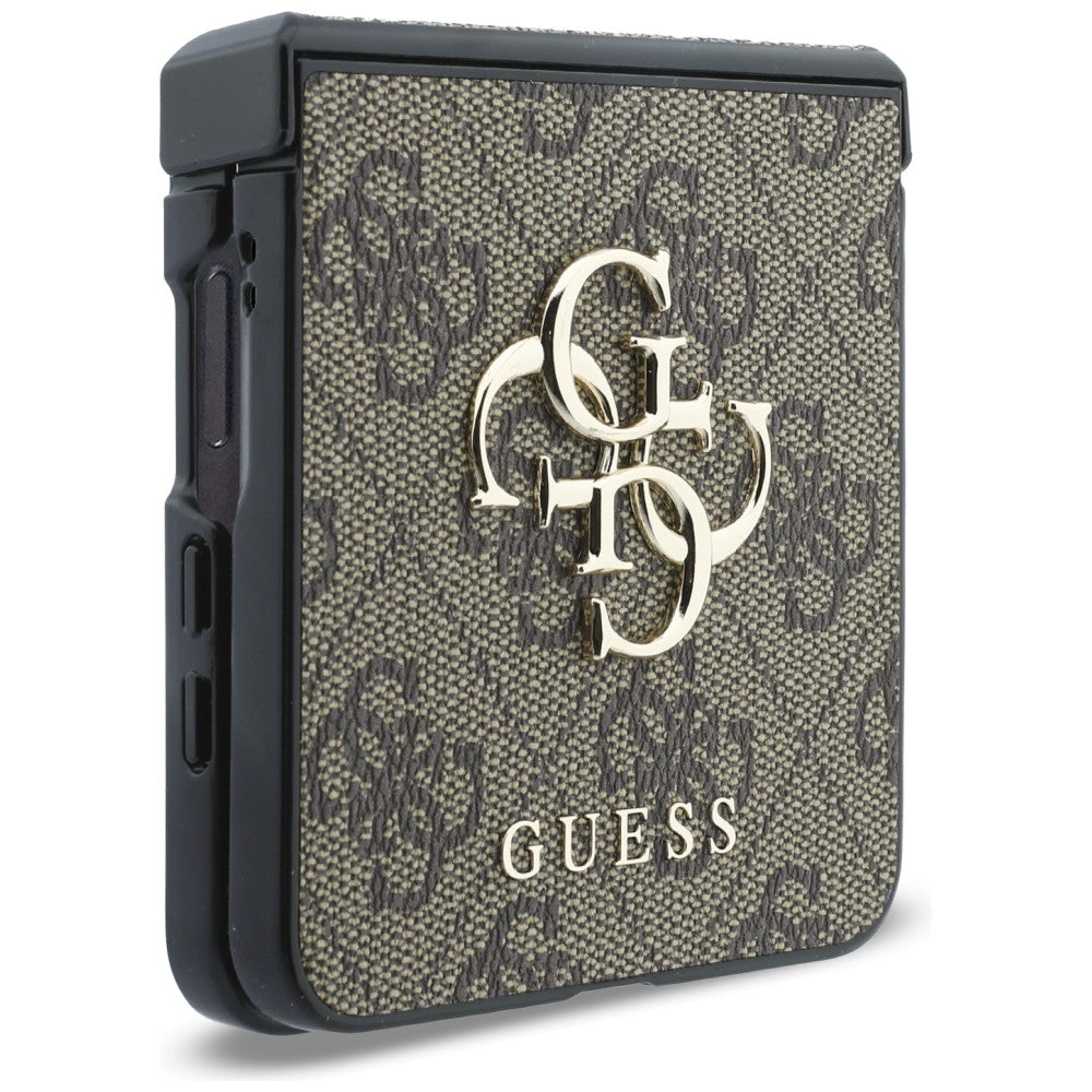 Deksel til Samsung Galaxy Z Flip8 F776, Guess, 4G Big Logo, Brun