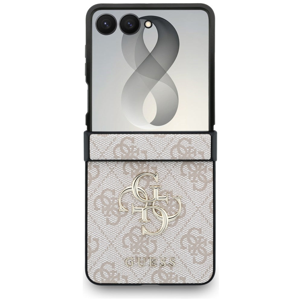 Deksel til Samsung Galaxy Z Flip8 F776, Guess, 4G Big Logo, Rosa