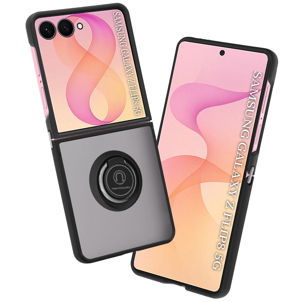 Deksel for Samsung Galaxy Z Flip8 F776 / Z Flip7 F766, Techsuit, Glinth, Svart