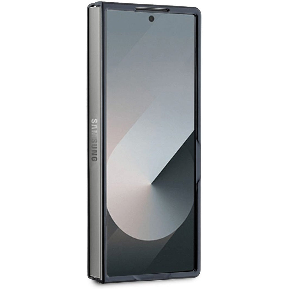 Deksel for Samsung Galaxy Z Fold6 F956, Guess, 4G Metal Logo, Brun