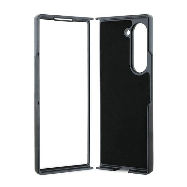 Deksel for Samsung Galaxy Z Fold6 F956, Karl Lagerfeld, Saffiano Karl & Choupette Metal, Svart