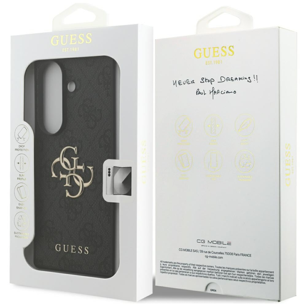 Deksel for Samsung Galaxy Z Fold7 F966, Guess, 4G Big Logo, Svart