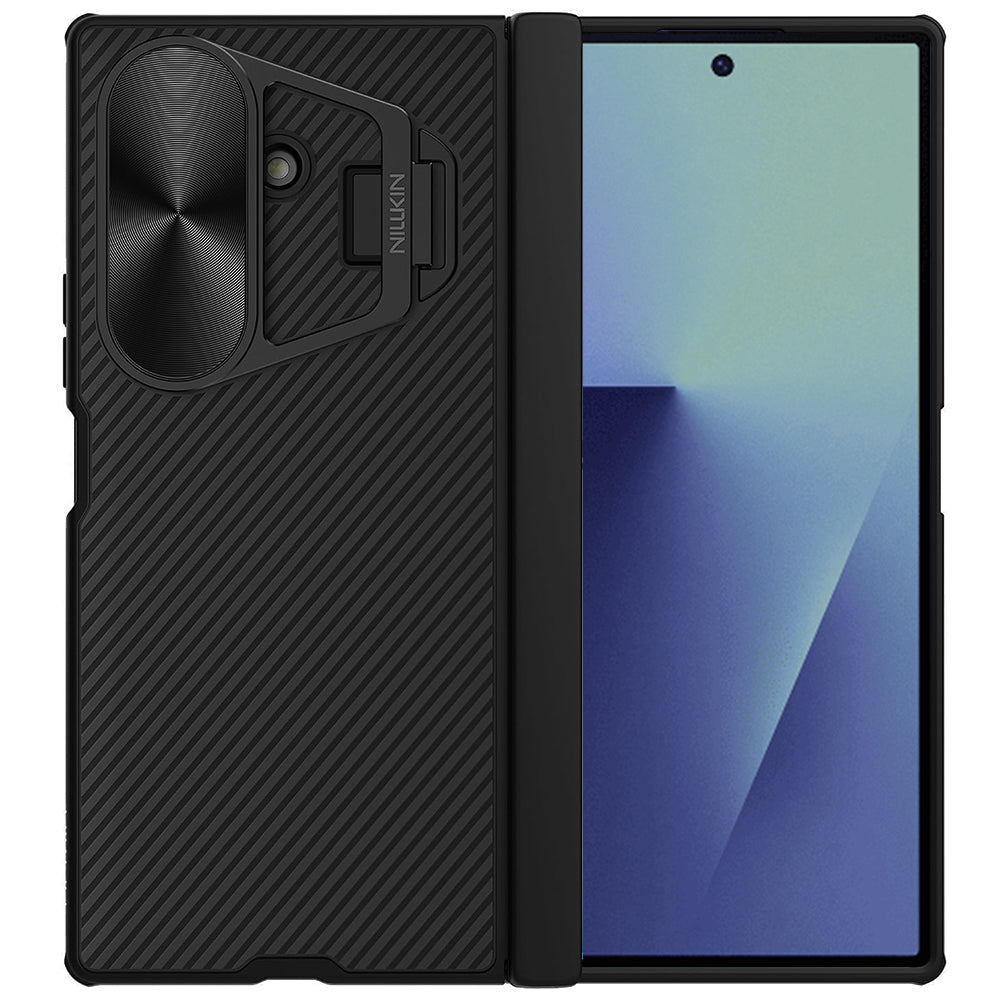 Deksel for Samsung Galaxy Z Fold7 F966, Nillkin, CamShield Prop med metallobjektivdeksel, svart