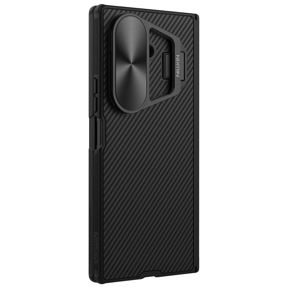 Deksel for Samsung Galaxy Z Fold7 F966, Nillkin, CamShield Prop med metallobjektivdeksel, svart