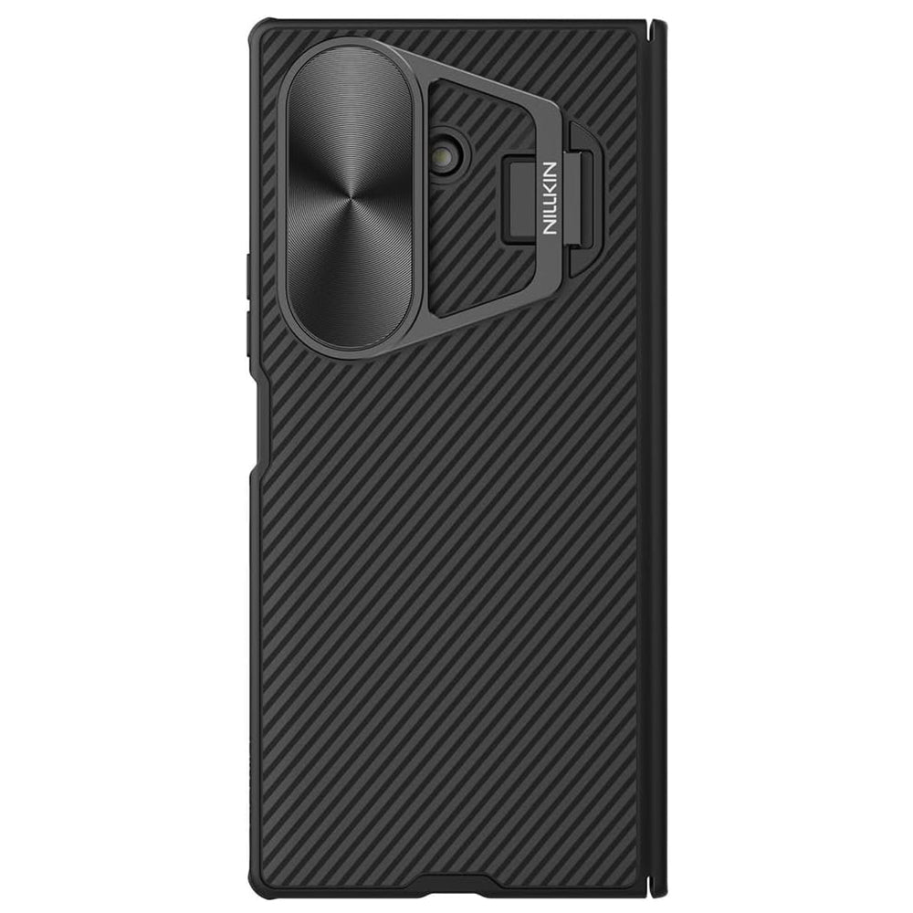 Deksel for Samsung Galaxy Z Fold7 F966, Nillkin, CamShield Prop med metallobjektivdeksel, svart