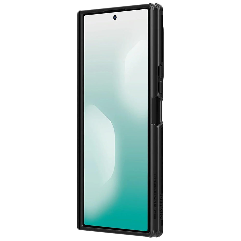 Deksel for Samsung Galaxy Z Fold7 F966, Nillkin, CamShield Prop med gjennomsiktig linsebeskyttelse, svart