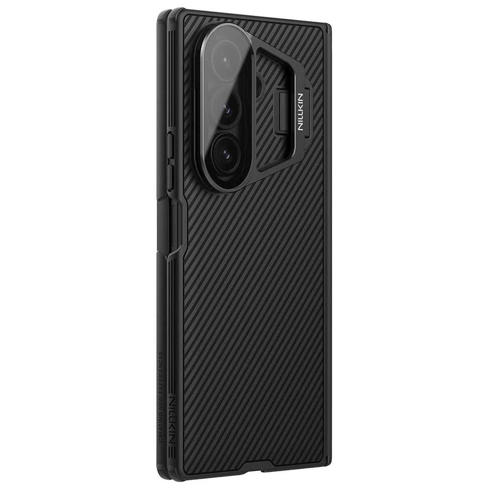 Deksel for Samsung Galaxy Z Fold7 F966, Nillkin, CamShield Prop med gjennomsiktig linsebeskyttelse, svart