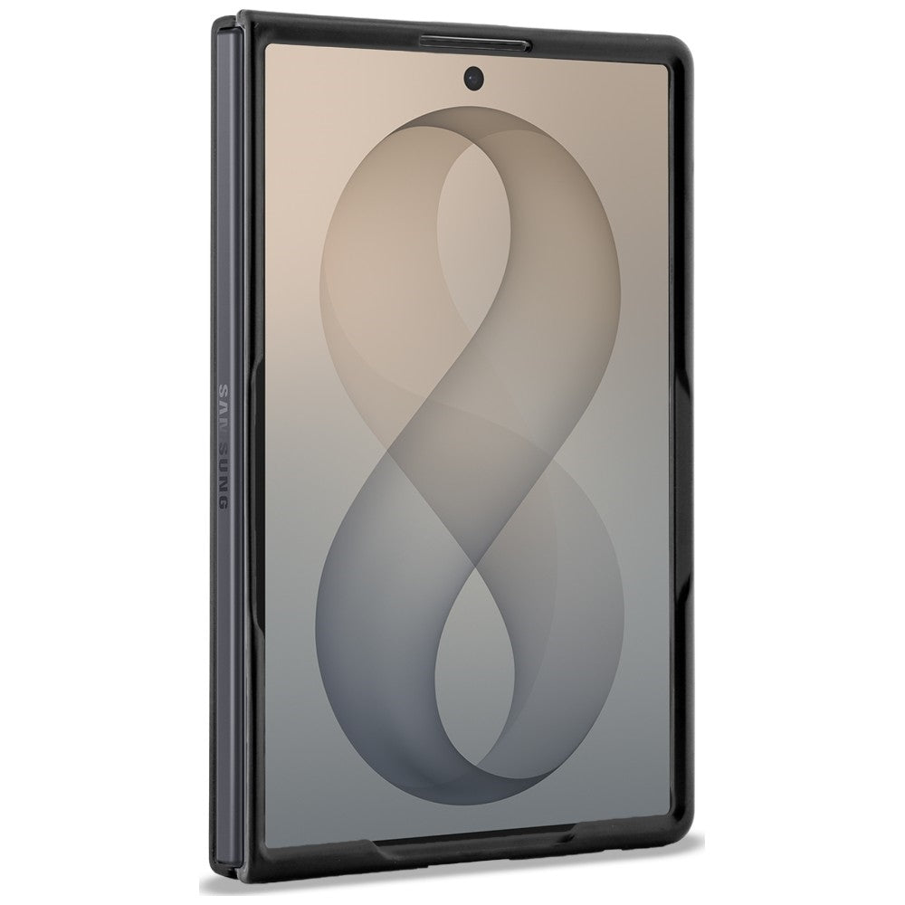 Deksel til Samsung Galaxy Z Fold8 F971, Karl Lagerfeld, Saffiano Karl & Choupette Metallpin, Svart