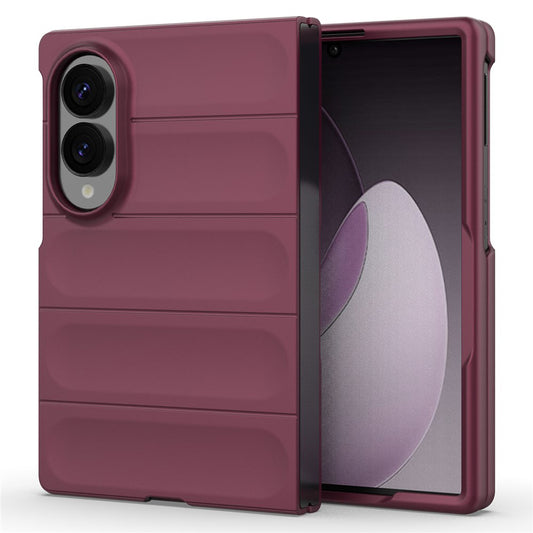 Deksel til Samsung Galaxy Z Fold8 F976, Techsuit, Magic Shield, Burgunder
