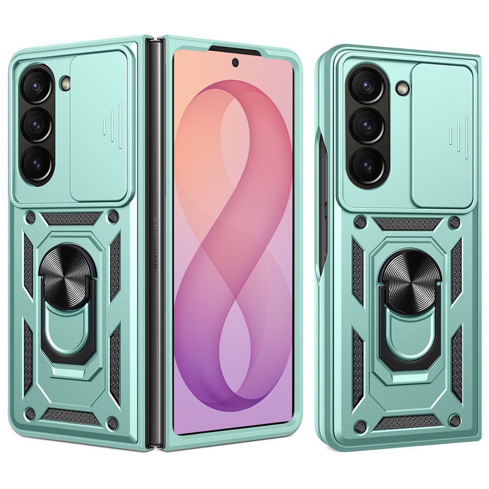 Deksel til Samsung Galaxy Z Fold8 Ultra F976 / Z Fold7 F966, Techsuit, CamShield, Grønn