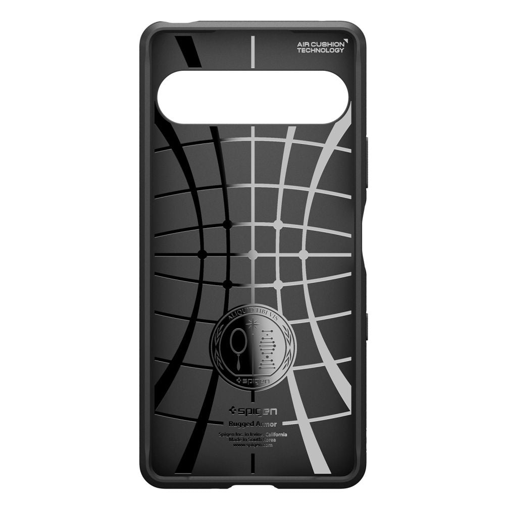 Deksel for Sony Xperia 10 VII, Spigen, Rugged Armor, Svart