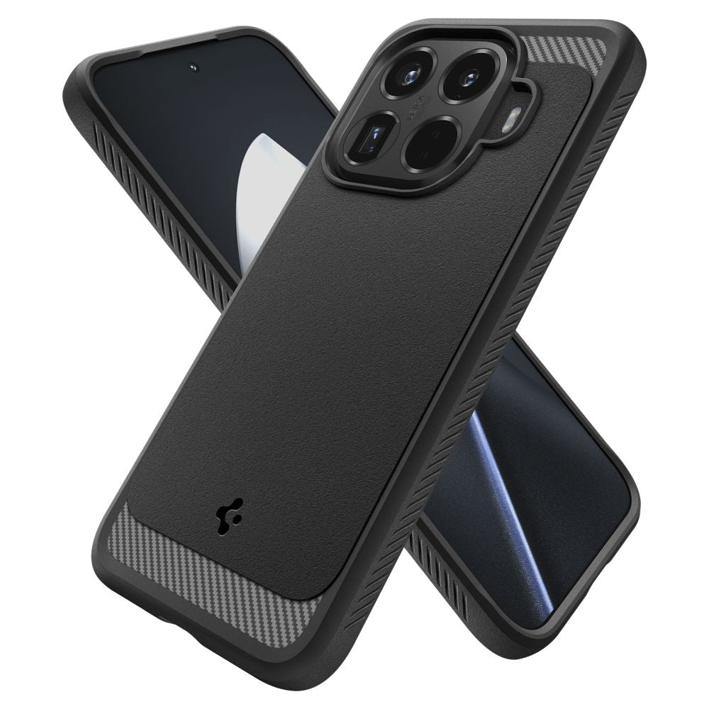 Deksel for Xiaomi 15T Pro, Spigen, Rugged Armor, Svart ACS11152