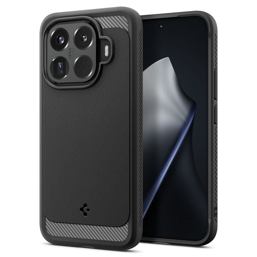 Deksel for Xiaomi 15T Pro, Spigen, Rugged Armor, Svart ACS11152