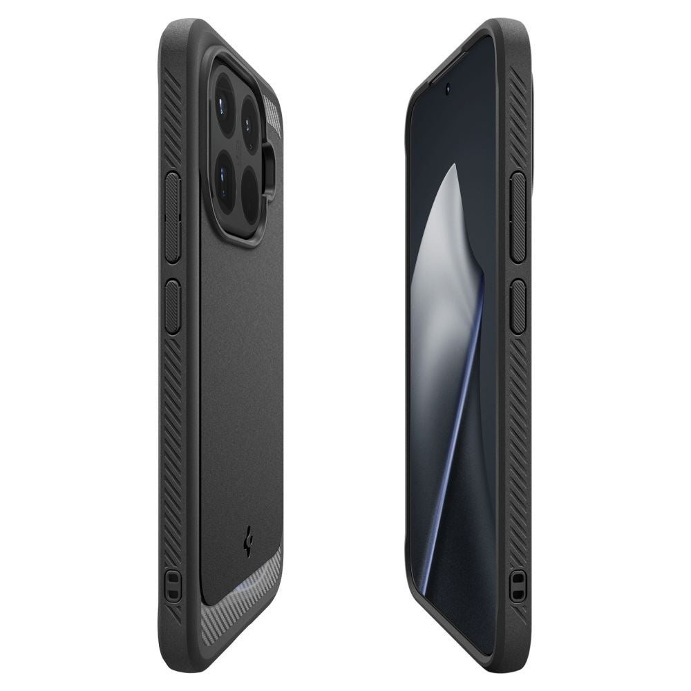 Deksel for Xiaomi 15T Pro, Spigen, Rugged Armor, Svart ACS11152