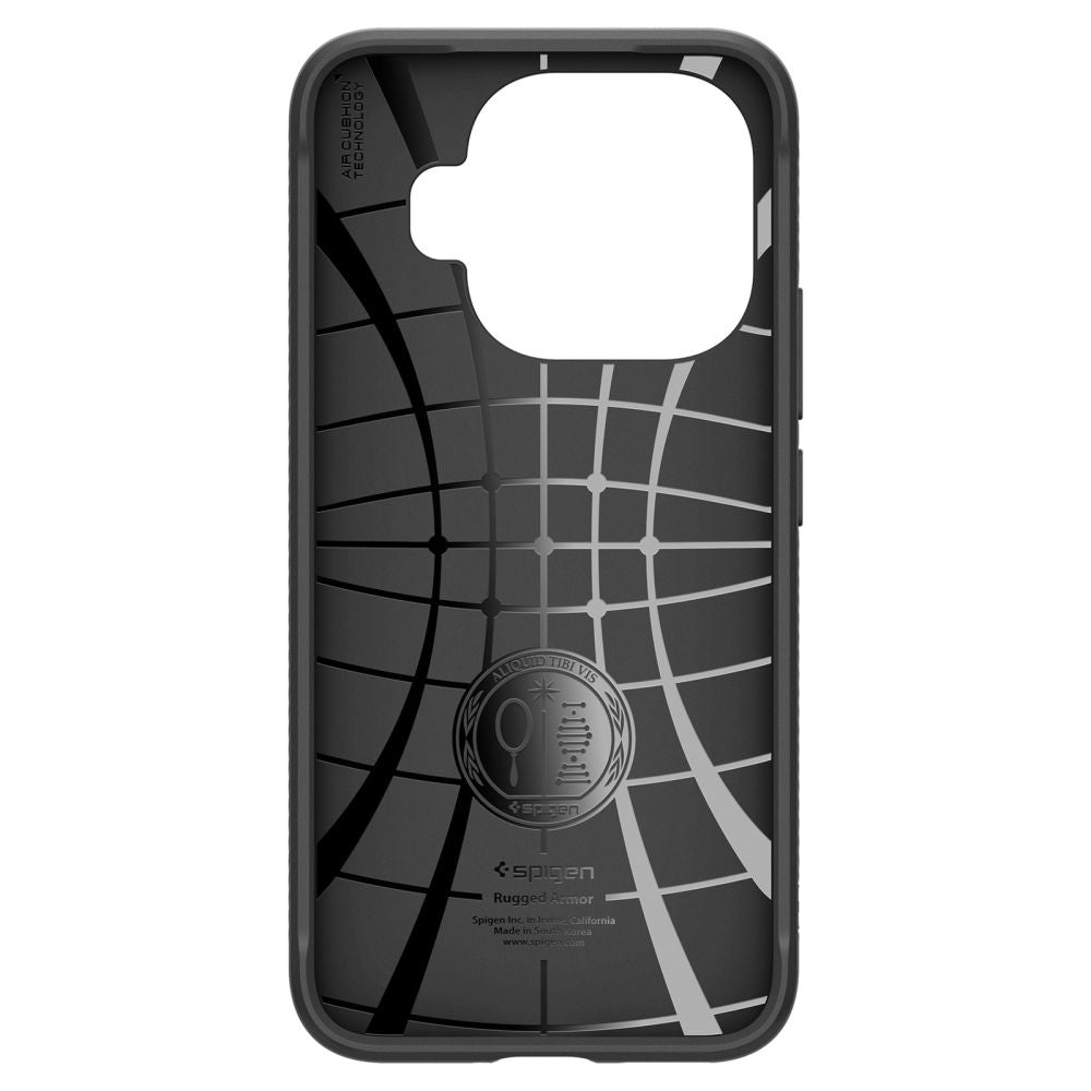 Deksel for Xiaomi 15T Pro, Spigen, Rugged Armor, Svart ACS11152