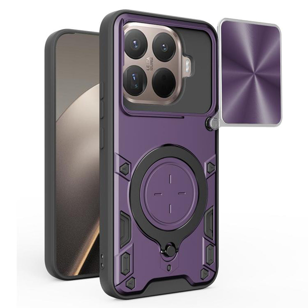 Deksel for Xiaomi 15T Pro, Techsuit, CamGuard Pro, Lilla