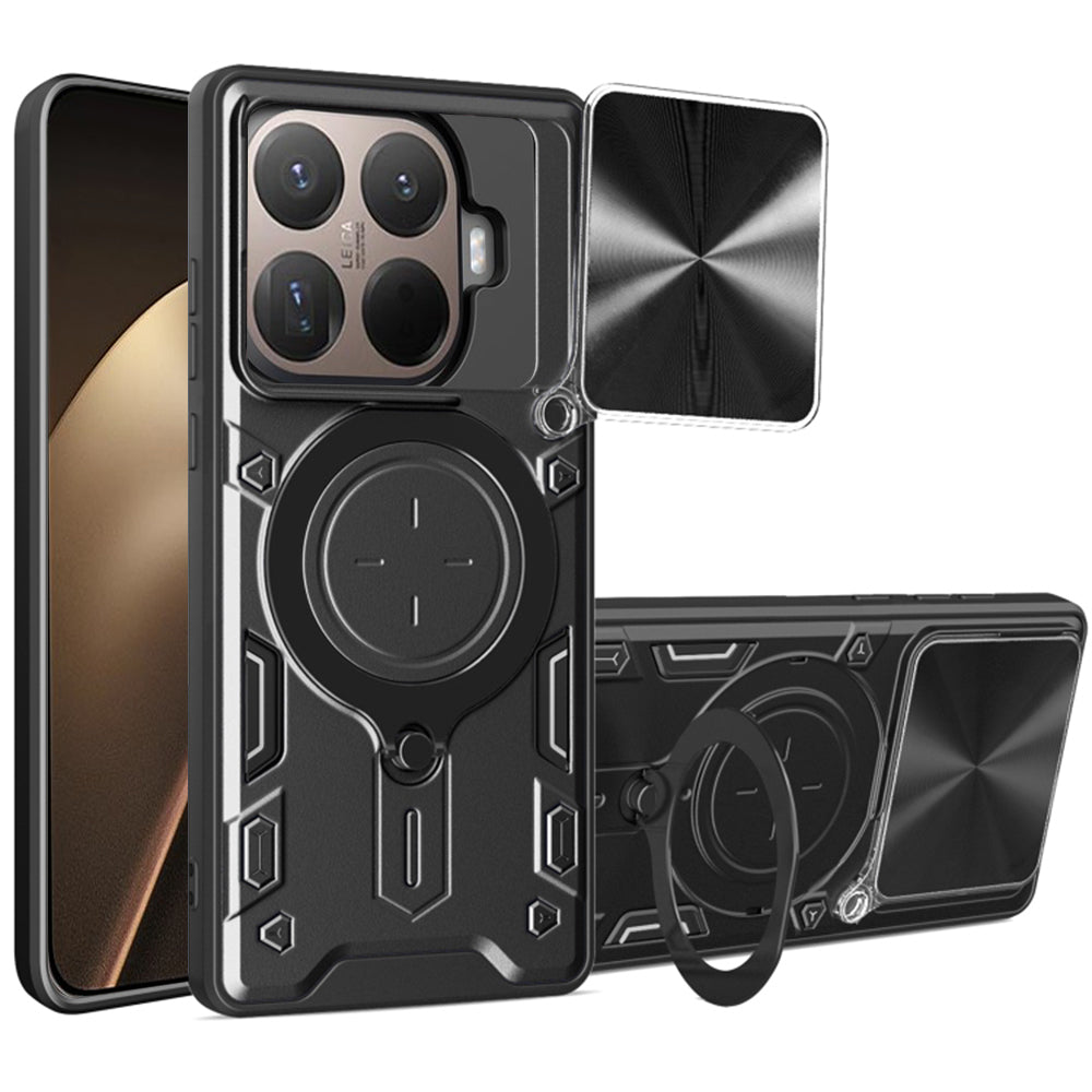 Deksel for Xiaomi 15T Pro, Techsuit, CamGuard Pro, Svart