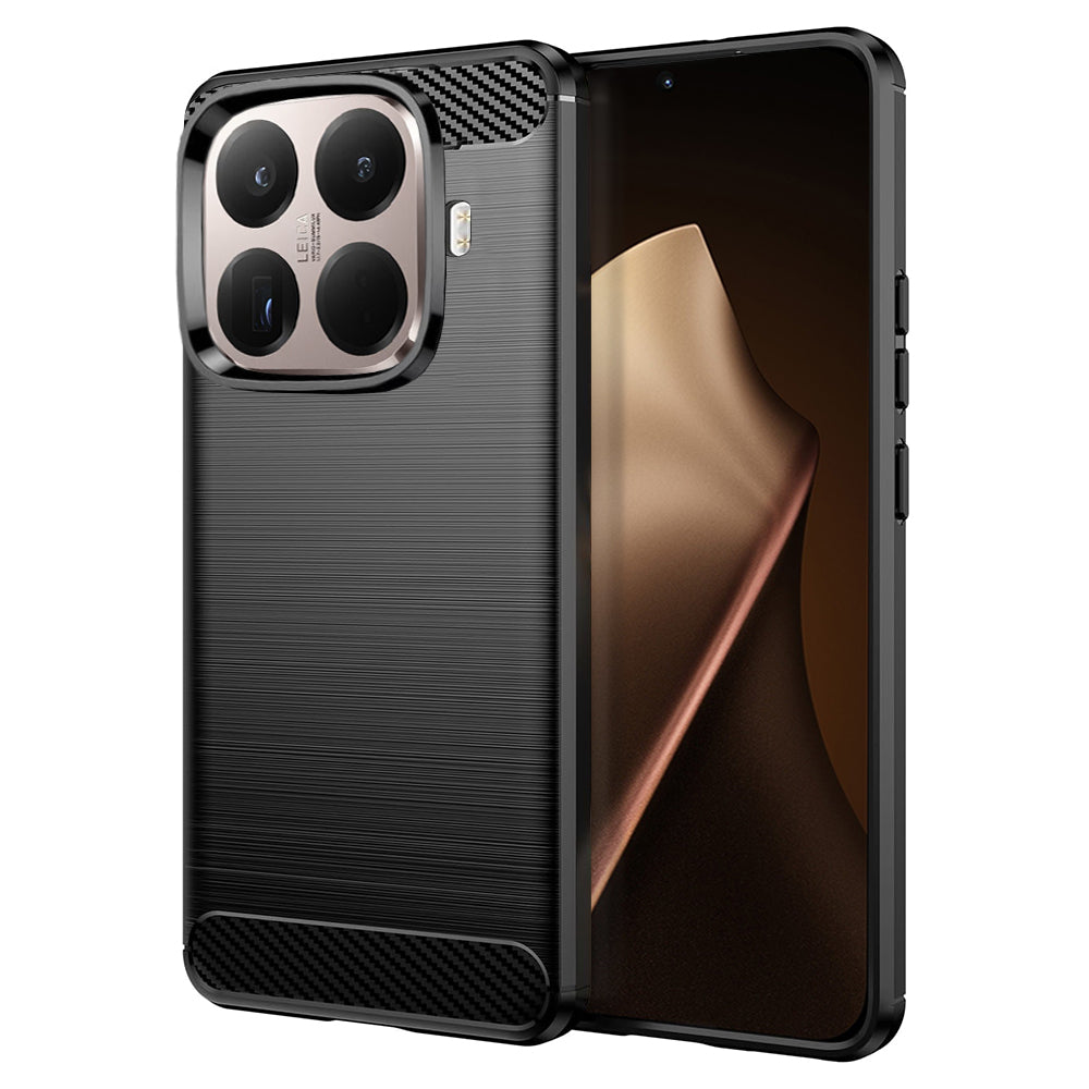 Deksel for Xiaomi 15T Pro, Techsuit, Karbon, Svart