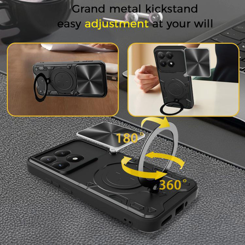 Deksel for Xiaomi 15T, Techsuit, CamGuard Pro, Rosa