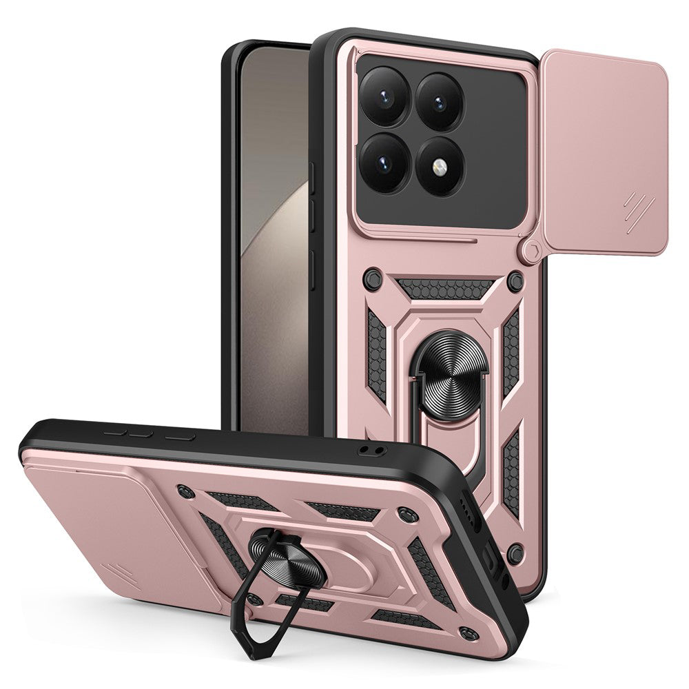 Deksel for Xiaomi 15T, Techsuit, CamShield, Rosa
