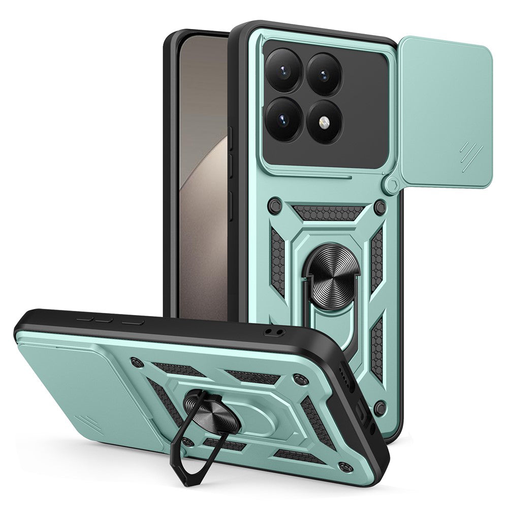 Deksel for Xiaomi 15T, Techsuit, CamShield, Grønn