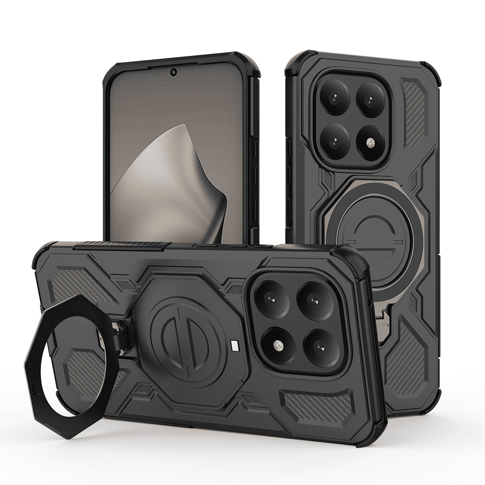 Deksel for Xiaomi 15T, Techsuit, Carbon Shield Pro, Svart